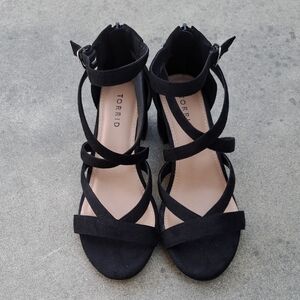 Torrid Black Strappy Women's Sandals